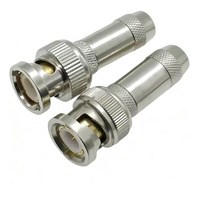 Connecteur BNC mâle droit sans soudure