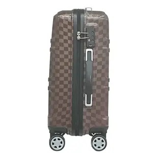 Koper Roda Universal, koper bagasi bawaan dengan kunci, Set 3 buah, koper roda Universal