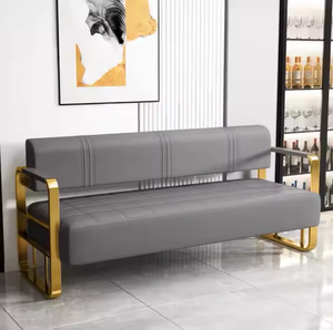 Salone d'oro mobili salone di bellezza barbiere negozio di <span class=keywords><strong>attesa</strong></span> sedia di alta qualità in <span class=keywords><strong>attesa</strong></span> <span class=keywords><strong>divano</strong></span> - Product Image 4