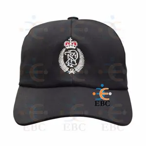 安全制服和配件的原始设备制造商棒球帽批发6安全警卫人员的面板运动帽