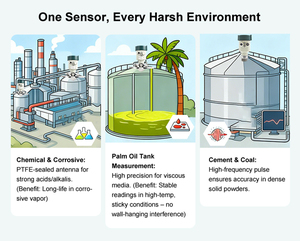 Sensor de Nivel de Grano Holykell a Prueba de Explosiones, <span class=keywords><strong>Radar</strong></span> de 80GHz, Transmisor para Silo, 4-20mA, RS485, Modbus, HART - Product Image 6