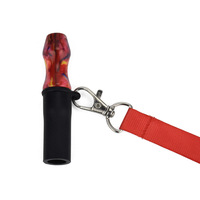 Embout de chicha en silicone de qualité alimentaire en gros avec cordon porte-clés, embout portable pour accessoires de fumée