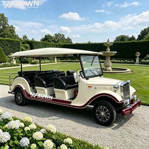 Voiture électrique de tourisme vintage, directement d'usine, stable, avec sièges personnalisables, pour zones touristiques, parcs d'attractions et villages de vacances - Product Image 1