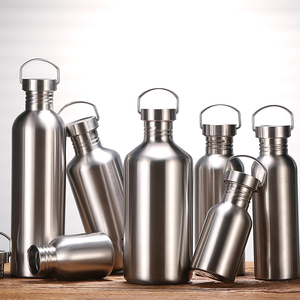 Botella <span class=keywords><strong>de</strong></span> agua <span class=keywords><strong>de</strong></span> una sola capa, 500 ml, 750 ml, 1000 ml, botella deportiva <span class=keywords><strong>de</strong></span> una sola pared <span class=keywords><strong>de</strong></span> acero inoxidable para ciclistas, Camping, viajes al aire libre - Product Image 1