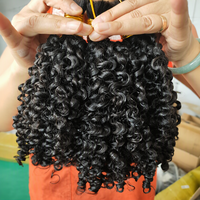 Rambut Asli Manusia 100% Bundel Rambut Asli Manusia untuk Kepang Tersedia Berbagai Warna Harga Tersedia Sesuai Permintaan Grosir