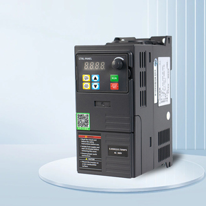 Drive Frekuensi Variabel Bersertifikasi CE, Kontrol Vektor, Tiga Fasa Satu Fasa, 220v 380v 2.2kw 3.0kw 4.0kw, 50/60Hz, Portabel - Product Image 1