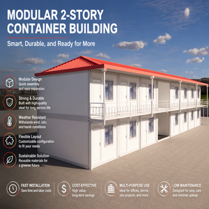 Cabine Modulaire Compacte Préfabriquée – Bureau de Chantier en Structure Acier pour Entrepôt et Cour de Construction - Product Image 1
