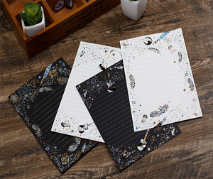 <span class=keywords><strong>Papier</strong></span> <span class=keywords><strong>à</strong></span> lettres <span class=keywords><strong>élégant</strong></span> haut de gamme <span class=keywords><strong>à</strong></span> bas prix, gaufré or, spécial pour les confessions et les lettres de la Saint-Valentin. - Product Image 2