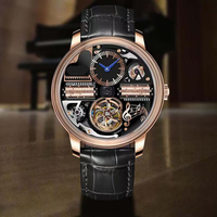 Montre mécanique OEM saphir pour hommes montre mécanique de sport rétro lumineuse étanche tendance à évidement automatique