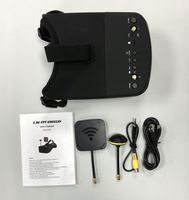 Lunettes FPV LS-800D avec DVR 5.8G 40CH, écran 4.3/5 pouces 800*480, casque vidéo HD, batterie 2000mAh pour modèles RC