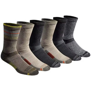 Men's Thermal Outdoor Work <b>Socks</b> | Reinforced Heel-Toe, Breathable Knit & All-Day Comfort Cushion | OEM/ODM Available - Product Image 1