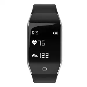 Atacado pulseiras de silicone bandas lembrete-Smartwatch com gps, pulseira smart com tela de toque única para celular, rastreador de fitness, monitor de batimentos cardíacos
