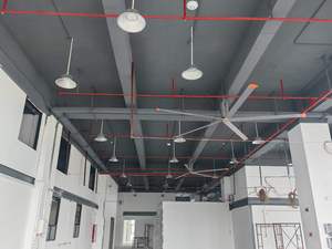 RTFANS 工厂 HVLS <span class=keywords><strong>3</strong></span>米工业吊扇，适用于大型仓库，220V电机，最佳选择用于暖通空调系统 - Product Image 4