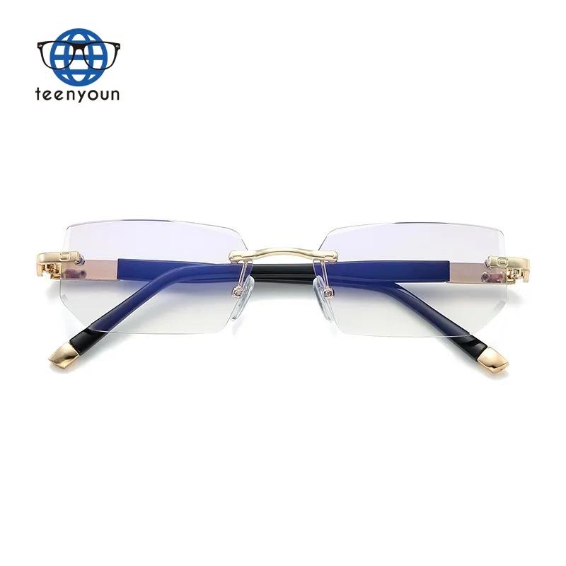 Teenyoun 2024 Reading Glasses Metal Blue Light Blocking Glasses Anti Blue Light Readers For Women Men Unisex Presbyopic Glasses