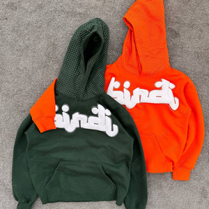 Impression de strass de haute qualité pour sweat-shirt personnalisé 360GSM lourd 100% coton col rond streetwear unisexe coupe régulière - Product Image 2