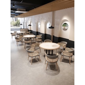Muebles de Cafetería Personalizados de Alta Calidad OEM/ODM, Sofá de Cuero para Restaurante con Respaldo Alto y Asiento Individual - Product Image 4