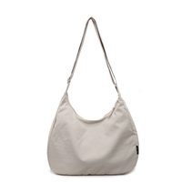 Sac fourre-tout tendance transfrontalier chic et minimaliste en nylon avec fermeture éclair, grande capacité, pour étudiants, porté épaule ou croisé, qualité supérieure