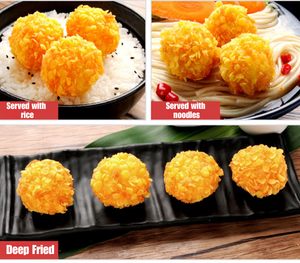 กุ้งลูกชิ้นเคลือบแป้งแช่แข็งพร้อมรับประทาน ฮาลาล ทอดสำเร็จรูป - Product Image 4