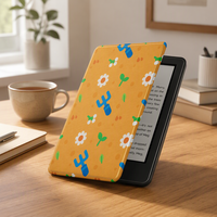 Azzsy Custom Kindle Kobo E-Reader Protective Cover Penutup Pelindung dengan Penutupan Magnetik Smart Wake Sleep dan Tali Pegangan