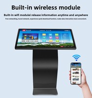 Tutti i mercati degli hotel del chiosco da 32/43/50/55 pollici toccano la richiesta di informazioni Self-Service macchina 1080P supporto pubblicitario LCD