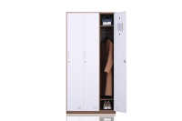 Armoire casier en métal d'usine armoire de vêtements de gymnastique scolaire 3 portes en acier almirah conceptions conception de placard en acier