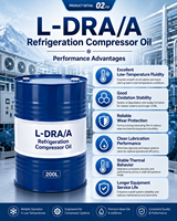 Lubrifiant anti-usure haute performance ISO VG22 VG32 VG46 VG68 Huile de réfrigération pour compresseur de réfrigération industrielle