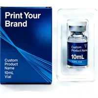 Étiquette autocollante imperméable résistante aux basses températures pour flacons en verre de laboratoire de 3 ml, 5 ml, 10 ml, conception pour peptides