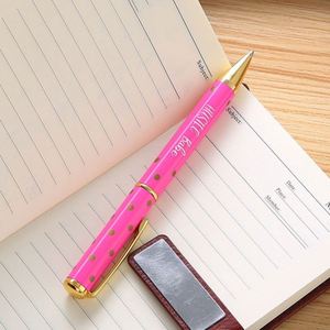 ปากกาลูกลื่นลายจุดพิมพ์ลายตามสั่ง - ปากกาโลหะจำนวนมากสำหรับแจกในโรงเรียนและสำนักงาน - Product Image 4