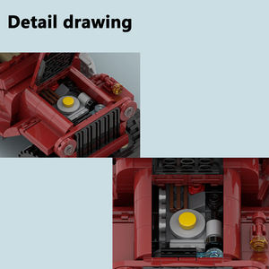 Masterpiece M24001 Cross-Border Exclusive Jeep Building <b>Blocks</b> Educational Assembly Toy Car Building <b>Blocks</b> Toy Car Racing Model - Product Image 5