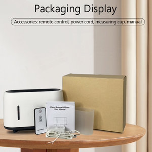 Weddserha 240ml diffusore di fiamma di olio essenziale di telecomando umidificatore a fiamma d'aria ad ultrasuoni nuova macchina di tendenza per aromaterapia - Product Image 6