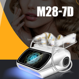 Chất lượng cao 2 trong 1 loại bỏ nếp nhăn da thắt chặt loại bỏ mặt cổ nâng vàng 7D 22d vú Massager máy - Product Image 5