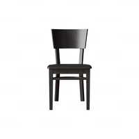 Chaises de salle à manger et de restaurant confortables à dossier haut pour coiffeuse de salon de café avec siège de cadre