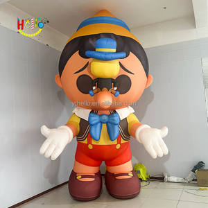 कस्टम परेड लड़के शुभंकर चरित्र ठंडा हवा इंफ्लेटेबल पिनकोचियो - Product Image 3