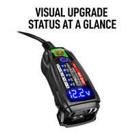 Chargeur bidirectionnel pour moto, charge rapide 30W, interrupteur tactile étanche, affichage de la tension, accessoires de charge pour moto
