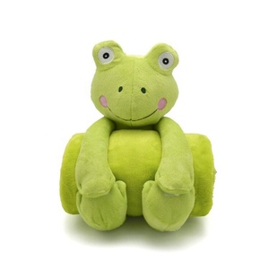 Chăn Động Vật Với Đồ Chơi Thú Nhồi Bông Bộ Đồ Chơi Nhồi Bông Thú Nhồi Bông Hình Cáo Thỏ Hà Mã Voi - Product Image 3