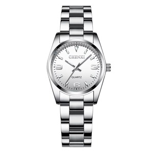 Montres à quartz minimalistes pour couple, bracelet en acier inoxydable, montre étanche lumineuse, design minimaliste élégant, montres pour homme et femme - Product Image 4