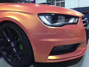 غلاف فينيل ممتاز عالي اللمعان * 18 متر من الفينيل باللون الذهبي والوردي المرجاني - Product Image 3