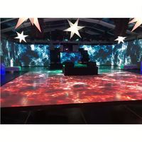 Dalles de sol LED interactives P2.976 pour intérieur, écran vidéo numérique, affichage dynamique, écran tactile, garantie 5 ans, centre commercial