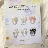 ZRKGEL Échantillon Gratuit Gel UV LED 3D Sculptant Sans Chaleur Sans TPO pour Ongles, Gel Constructeur Professionnel pour Salons de Manucure et Créations d'Art Ongulaire