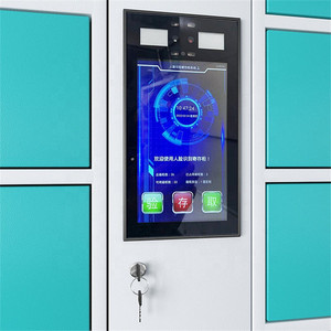 Casier de livraison de colis intelligent électronique multi-portes en métal moderne, personnalisable, pour extérieur, avec stockage numérique intelligent - Product Image 5