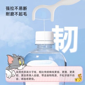 Haier's <b>Cat</b> & Mouse Dental Floss Picks - Portable Family Pack, Individually Packaged, Guaranteed Authentic Product - Product Image 4
