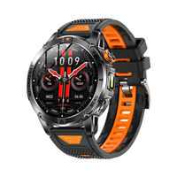 Reloj Inteligente AK93 con Pantalla HD Grande de 1.53'', Linterna LED Roja, Monitor de Ritmo Cardíaco SOS, Reloj Inteligente para Hombre, Novedad 2026