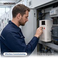 Variateur de fréquence SENCHSUN 770 AC triphasé 380V 4.0kW à contrôle vectoriel sans capteur pour système d'automatisation industrielle