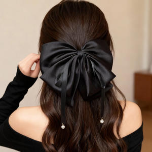 Nouvelle Pince à Cheveux Florale en Tissu Doux avec Nœud pour <span class=keywords><strong>Queue</strong></span> de <span class=keywords><strong>Cheval</strong></span>, Pince Demi-Tête, Accessoire Cheveux Élégant 2026 - Product Image 6