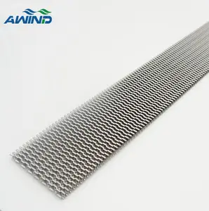 Aluminium Profielen Wave Gevouwen Fin Heatsink Tube Lichtgewicht Opvouwbare Golvend Dunne Kleine Koellichamen Voor Licht Radiator Leveranciers