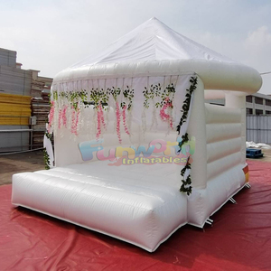 บ้านลมสีขาวสำหรับงานแต่งงาน บ้านเด้งดึ๋งสำหรับปาร์ตี้ ปราสาทลมสำหรับเด็ก - Product Image 2
