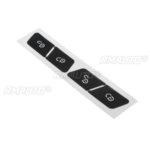 Pegatinas/Calcomanías de Reparación para Botones de Interruptor de Cerradura de Puerta de Coche en Negro Mate para Mercedes-Benz W204 C300 2007-2014: Solución para Botones Desgastados - Product Image 3