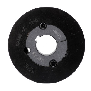 Norme européenne série SPA poulie à courroie trapézoïdale en acier à deux rainures alésage conique en fonte 63mm ~ 210mm ouverture OEM personnalisable - Product Image 1