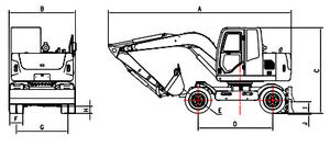 KM150 Hyundai <span class=keywords><strong>Excavator</strong></span> Cummins Engine Capacidad de 15 toneladas Rueda 1 año EPA Euro 5 Hidráulico Envío gratis Nueva bomba Caja de cambios - Product Image 6