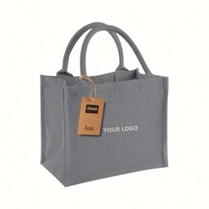 Wholesale Plain Custom Printed Design Large Natural Small Jute <b>Gift</b> <b>Bag</b> - Product Image 4